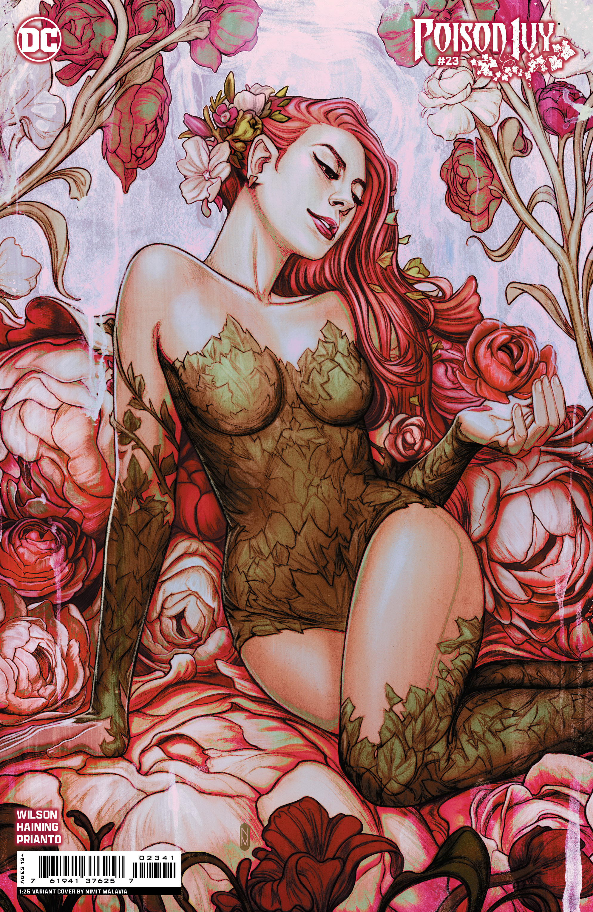 Poison Ivy #23 Cover E 1 for 25 Incentive Nimit Malavia Card Stock Variant