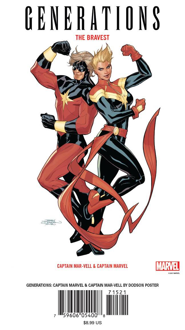 Generations Capt Marvel & Capt Mar-Vell Poster