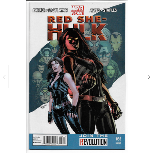 Red She-Hulk #58 (2nd Printing Variant) (2012)