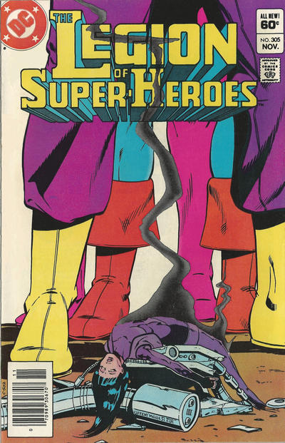 The Legion of Super-Heroes #305 [Newsstand]