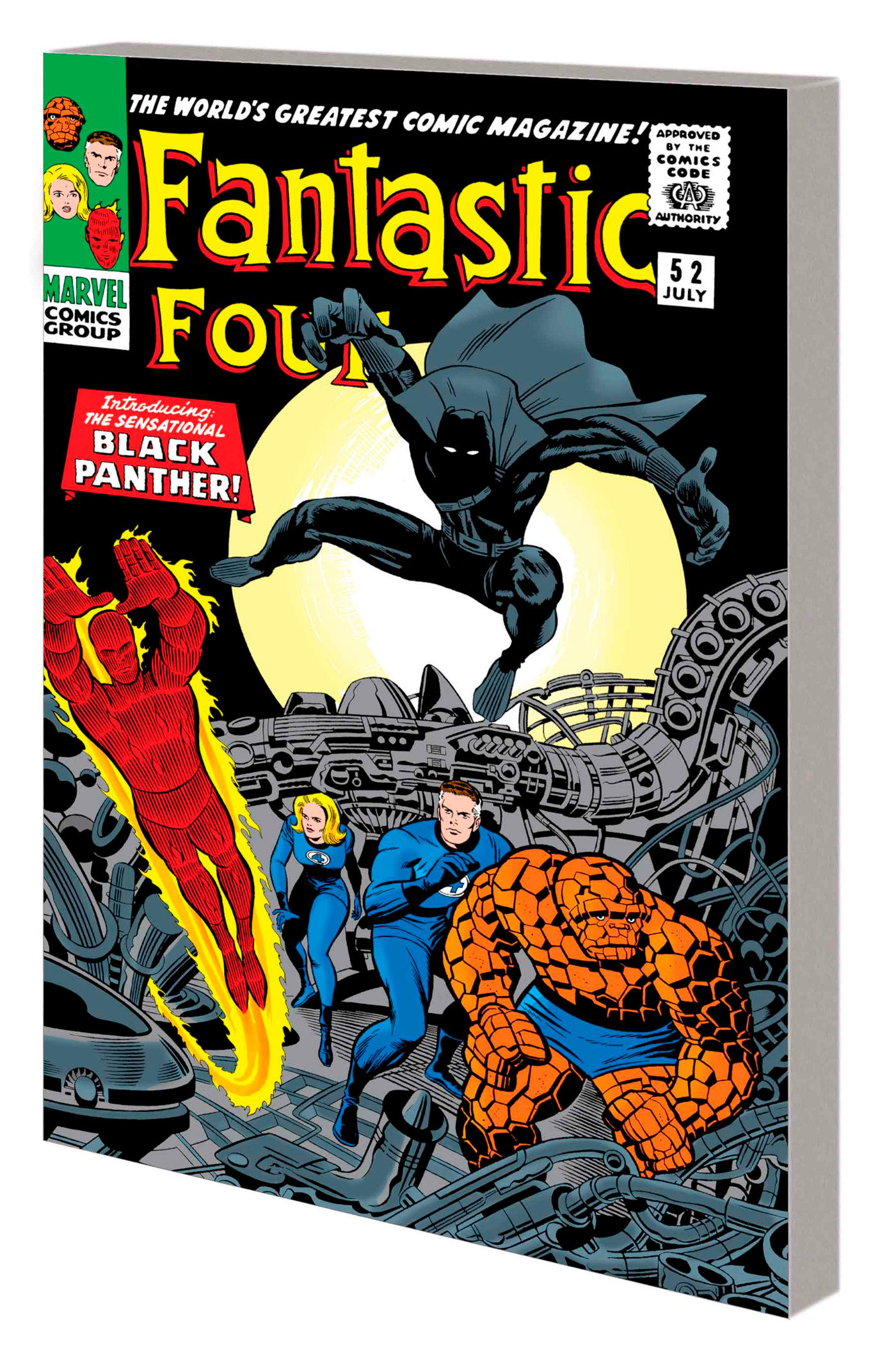 Mighty Marvel Masterworks Black Panther Graphic Novel Volume 1 Original Cover Direct Market Edition