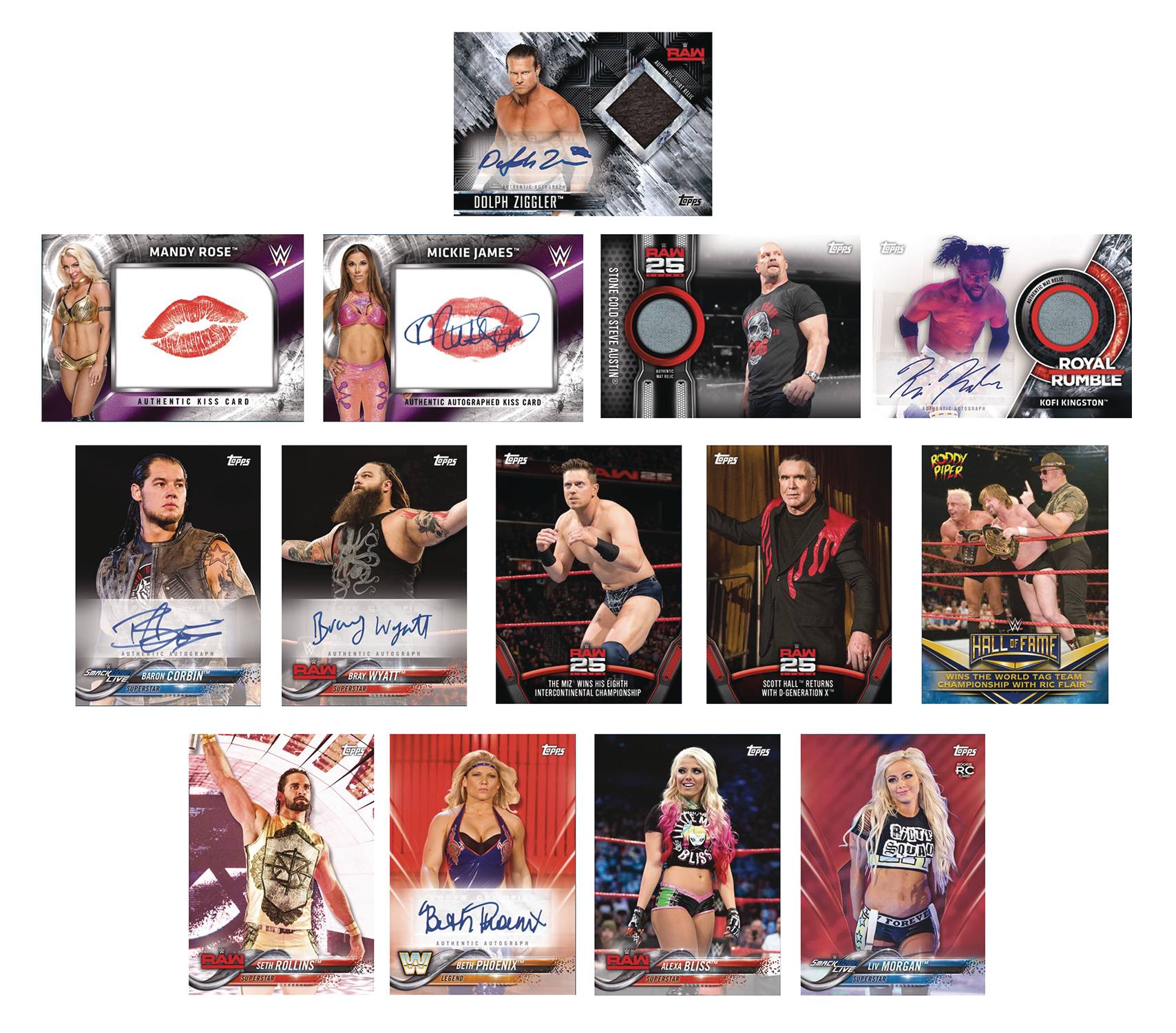 Topps 2018 WWE Then Now Forever Trading Cards Box