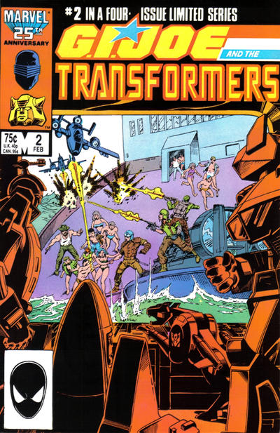 G.I. Joe And The Transformers #2 [Direct](1987)-Very Fine (7.5 – 9)