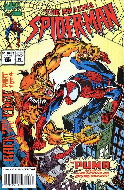 The Amazing Spider-Man #395 [Direct Edition] - Vf-