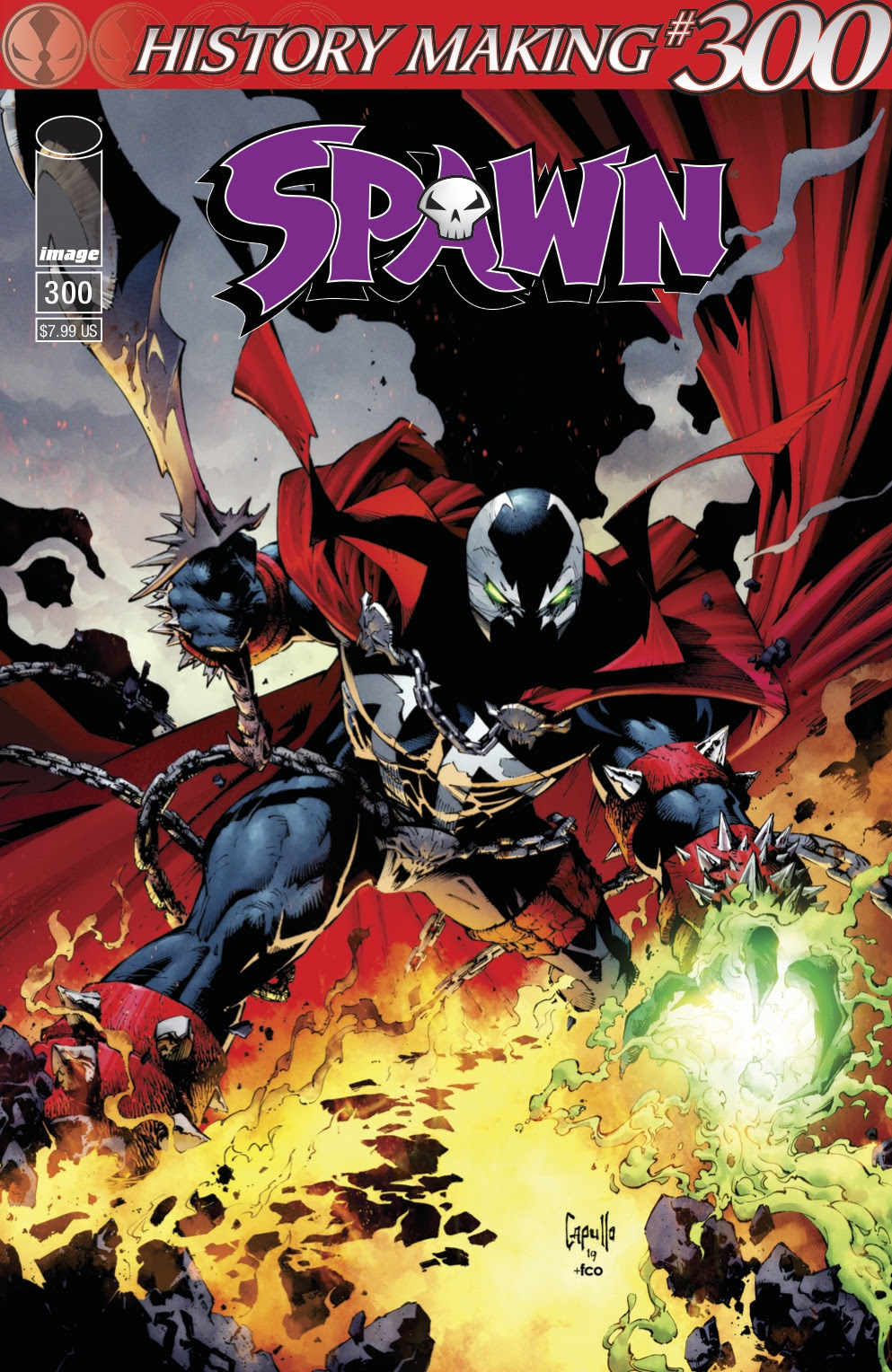 Spawn #300 Cover C Capullo (1992)