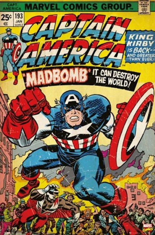 Captain America Madbomb Poster