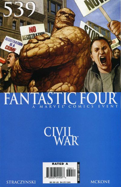 Fantastic Four #539 [Direct Edition]-Fine (5.5 – 7)