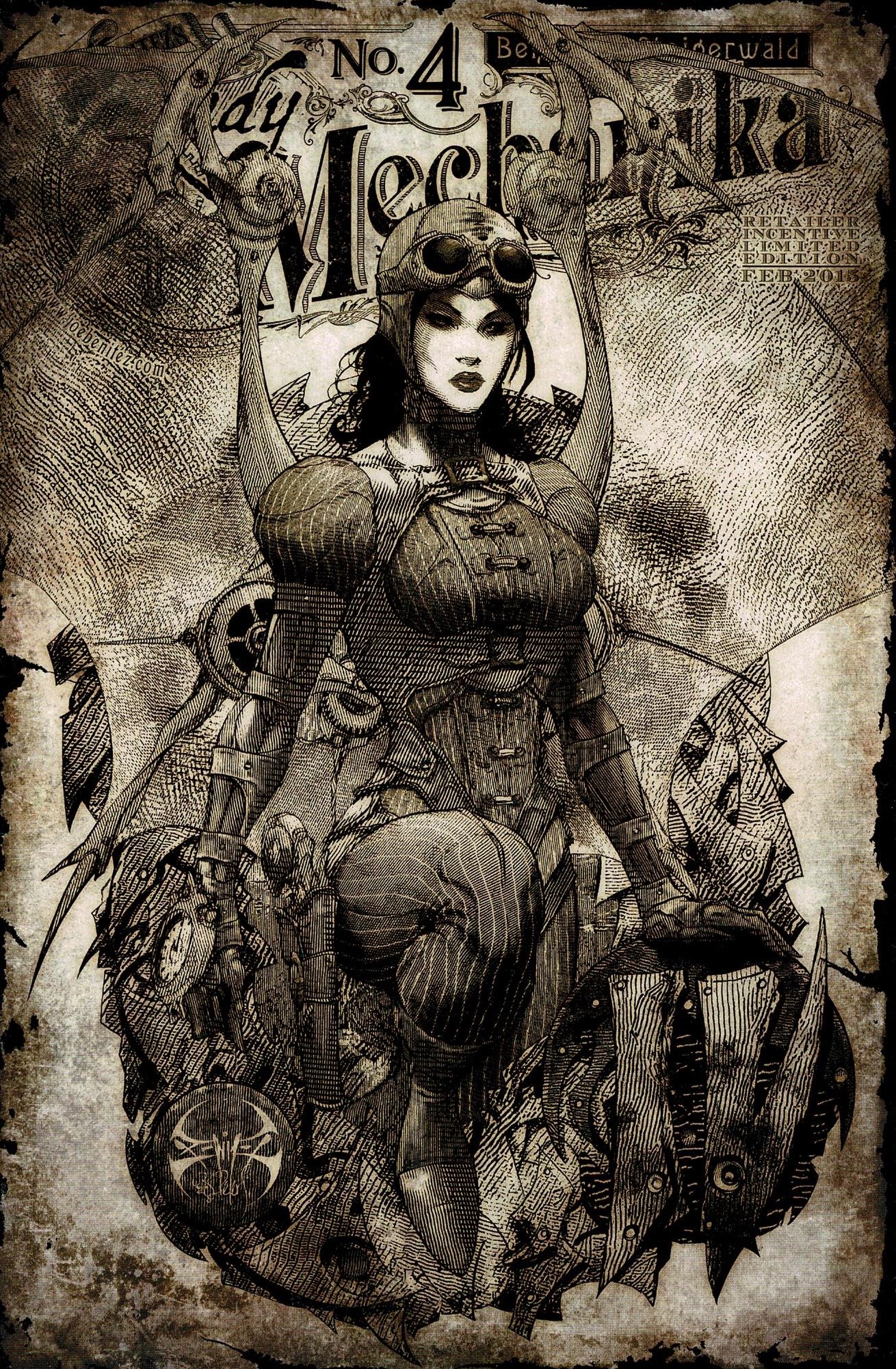 Lady Mechanika #4 1 for 10 Incentive Benitez