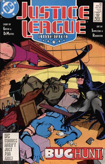 Justice League America #26 (1989)[Direct]-Fine (5.5 – 7)