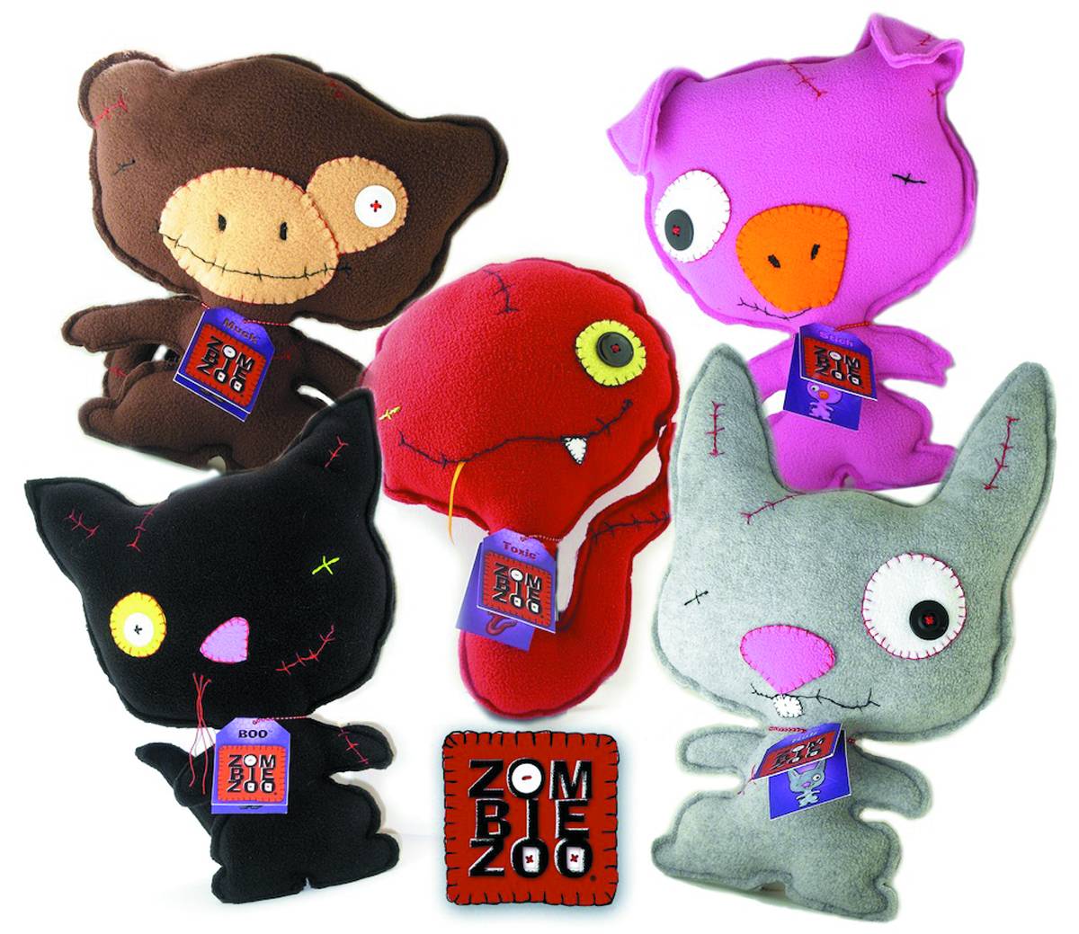 Zombie Zoo 13 Inch Boo Classic Plush