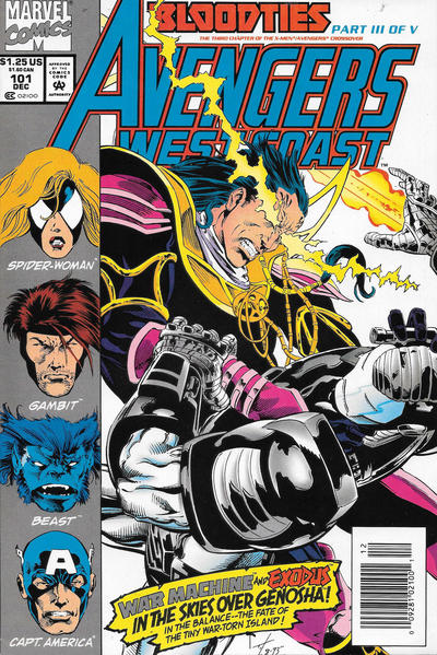 Avengers West Coast #101 [Newsstand]-Very Good (3.5 – 5)