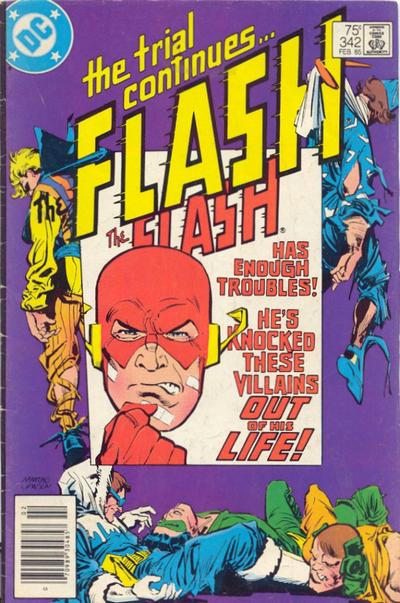 The Flash #342 [Newsstand]-Near Mint (9.2 - 9.8)