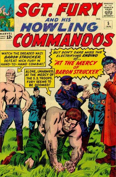 Sgt. Fury #5 (1963)-Very Good (3.5 – 5)