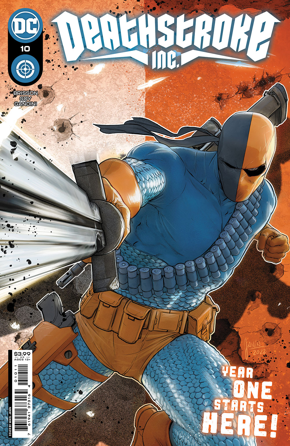 Deathstroke Inc #10 Cover A Mikel Janin (2021)