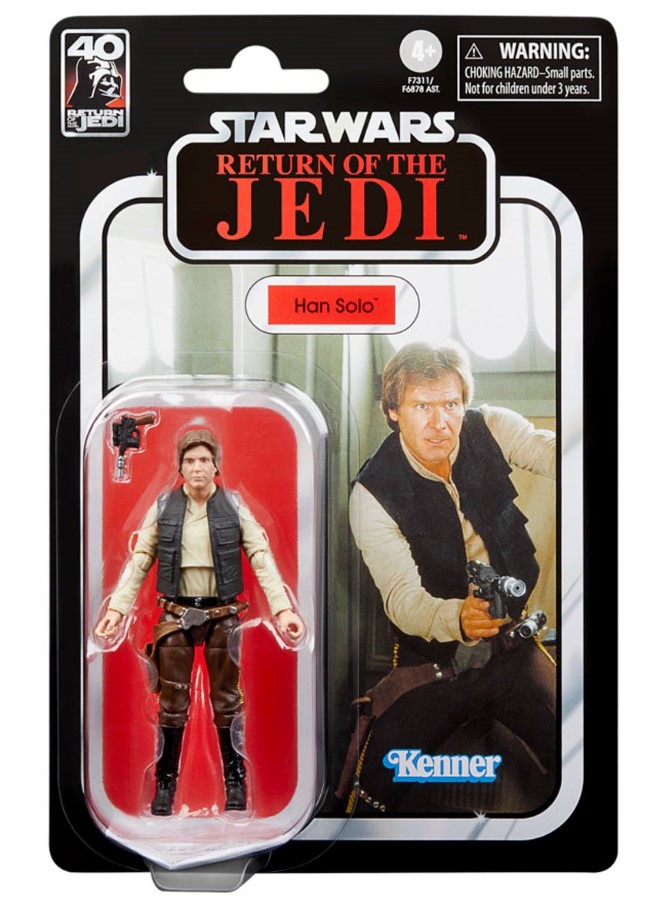 Star Wars Vintage 3-3/4in Return of the Jedi Han Solo Action Figure