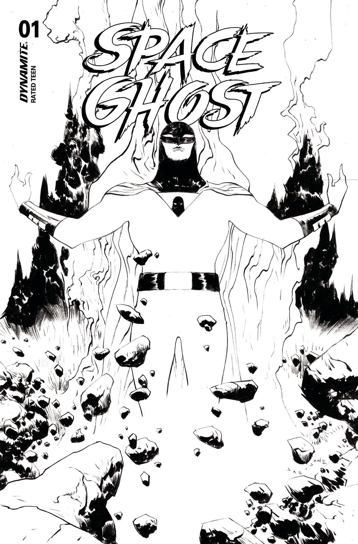 Space Ghost #1 Cover O 1 for 25 Incentive Lee Line Art