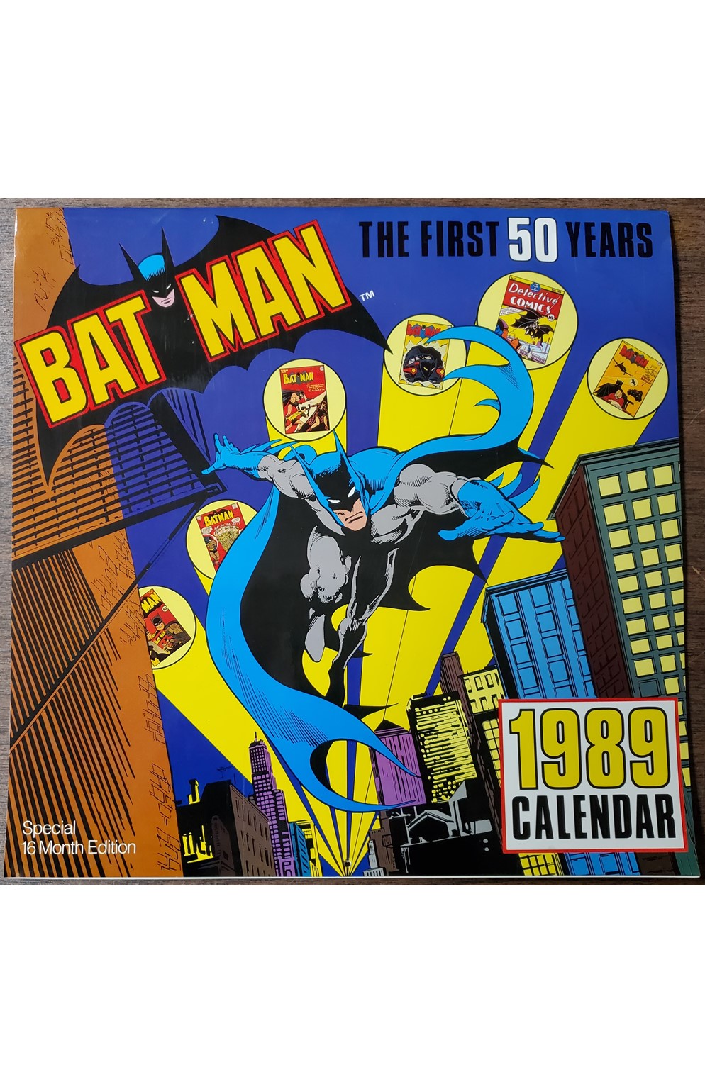 Batman 1989 Calendar (Design Look) Same As 2023! Used - Very Good 