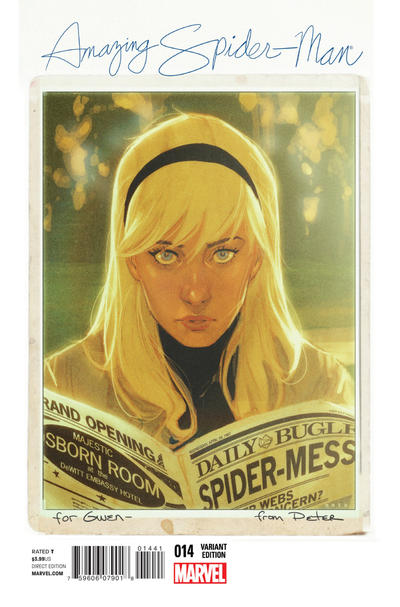 The Amazing Spider-Man #14 [Variant Edition - Phil Noto Cover]-Near Mint (9.2 - 9.8)