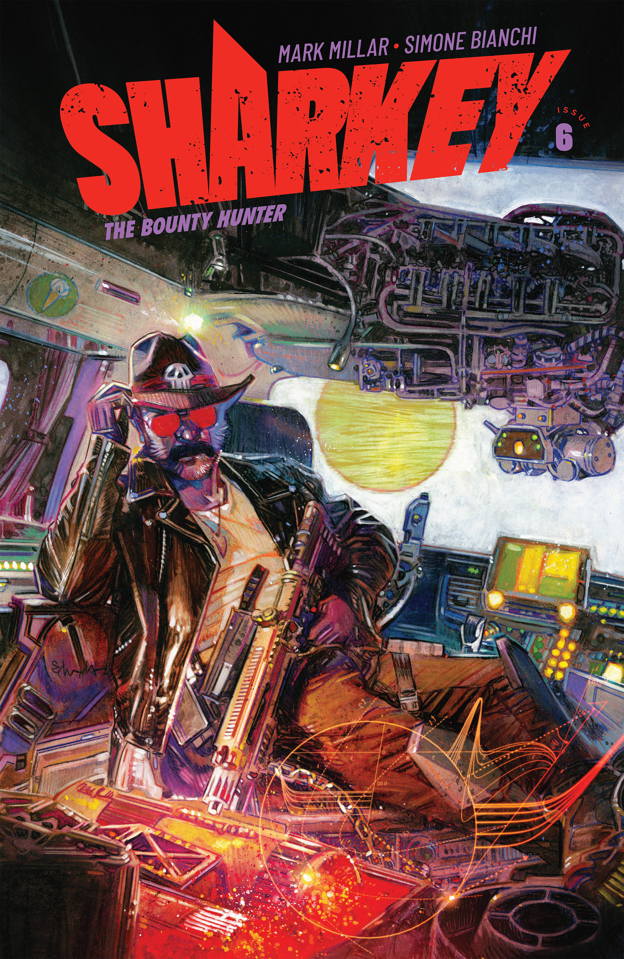 Sharkey Bounty Hunter #6 Cover C Edwards (Mature) (Of 6)