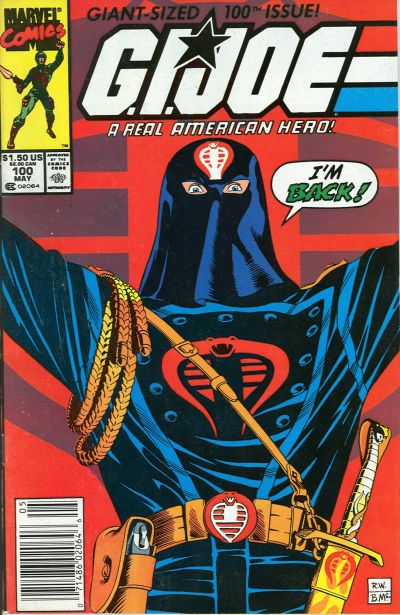 G.I. Joe, A Real American Hero #100 [Newsstand]-Fine (5.5 – 7)