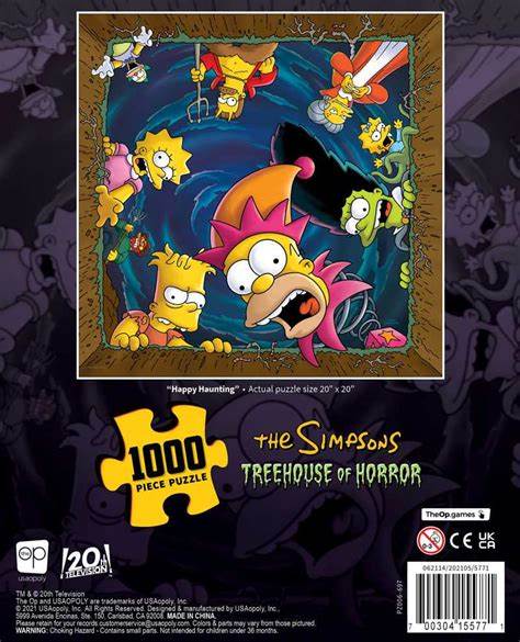 Simpsons Treehouse of Terror 1000 Piece Puzzle
