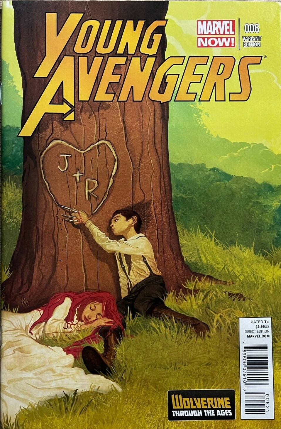 Young Avengers #6 (Del Mundo Wolverine Costume Variant) (2013)
