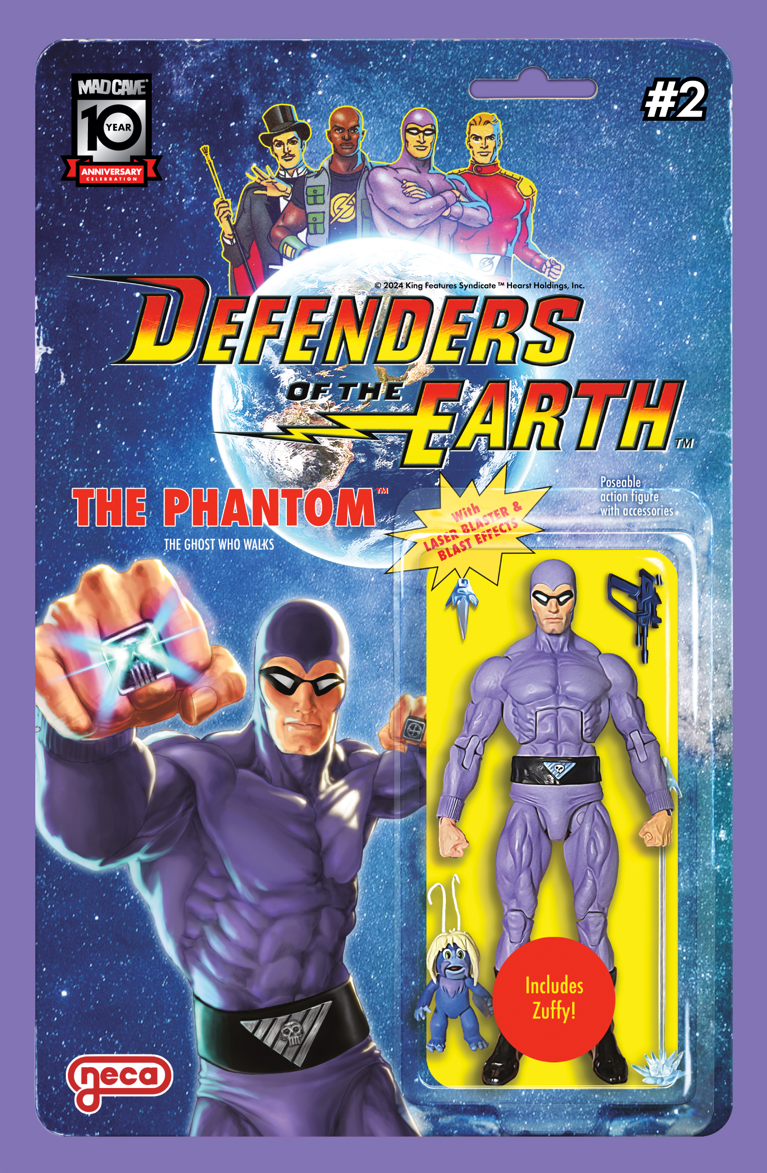 Defenders of the Earth #2&#160;Cover B Djordje Djokovic Action Figure Variant (of 8)