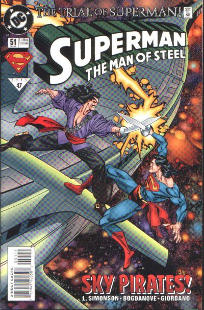 Superman: The Man of Steel #51 [Direct Sales]-Very Fine (7.5 – 9)