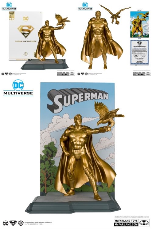 DC Multiverse S.D.C.C. 2024 Superman Golden Centenial Park Tribute