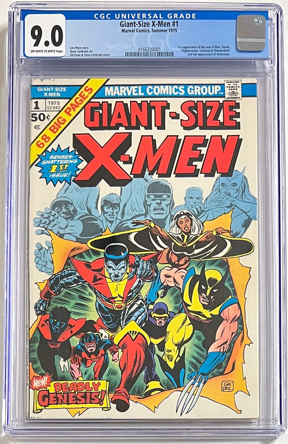 Giant-Size X-Men #1 Cgc 9.0