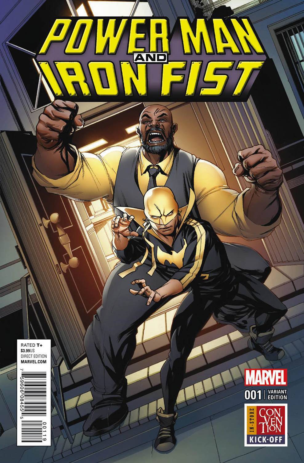 Power Man And Iron Fist #1 Mckone Con Kickoff 2016 Variant (Net)