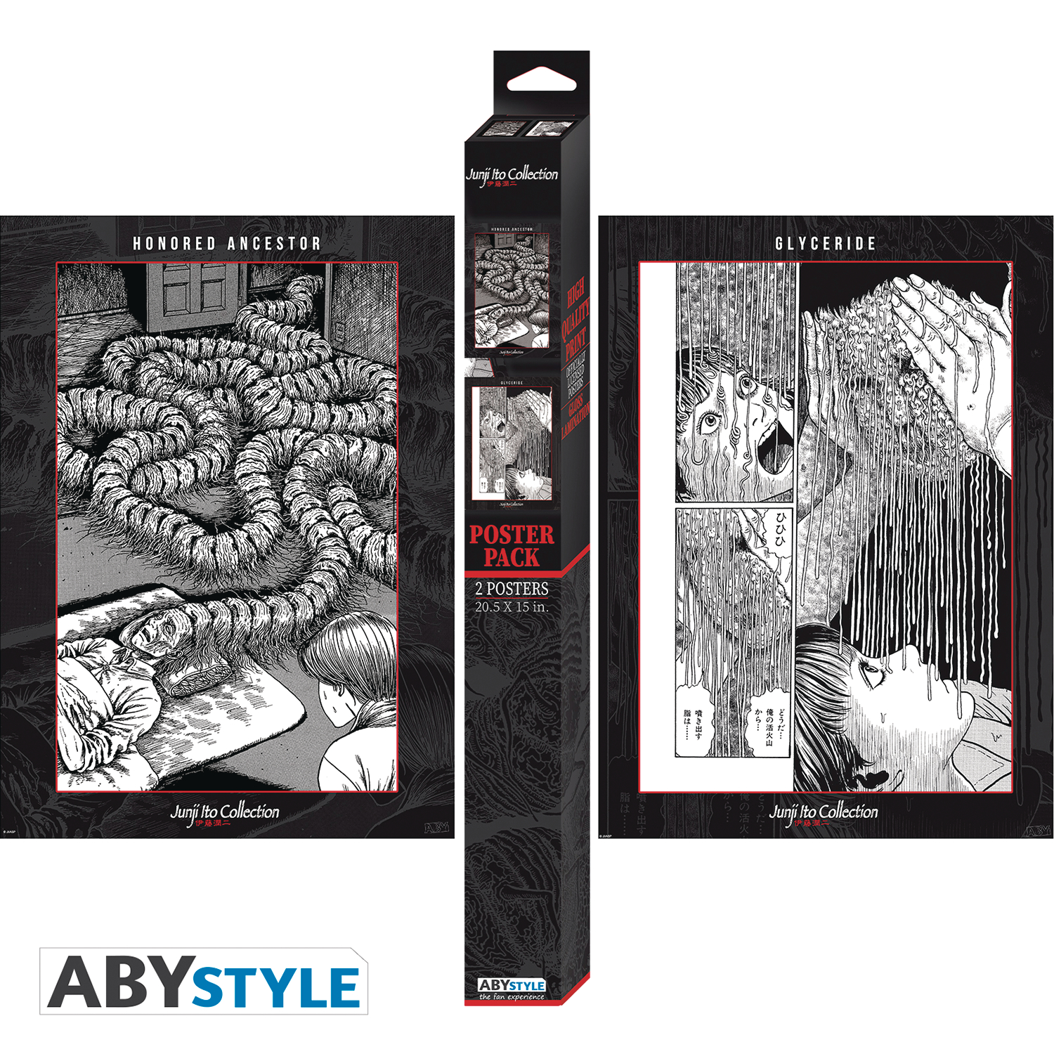 Junji Ito Boxed 2 Piece Poster Set