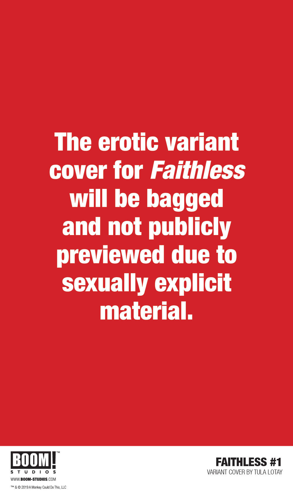 Faithless #1 Cover B Lotay Erotica Variant (Mature) (Of 6)