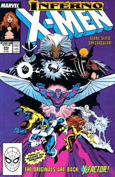 The Uncanny X-Men #242 [Direct]-Very Good (3.5 – 5)