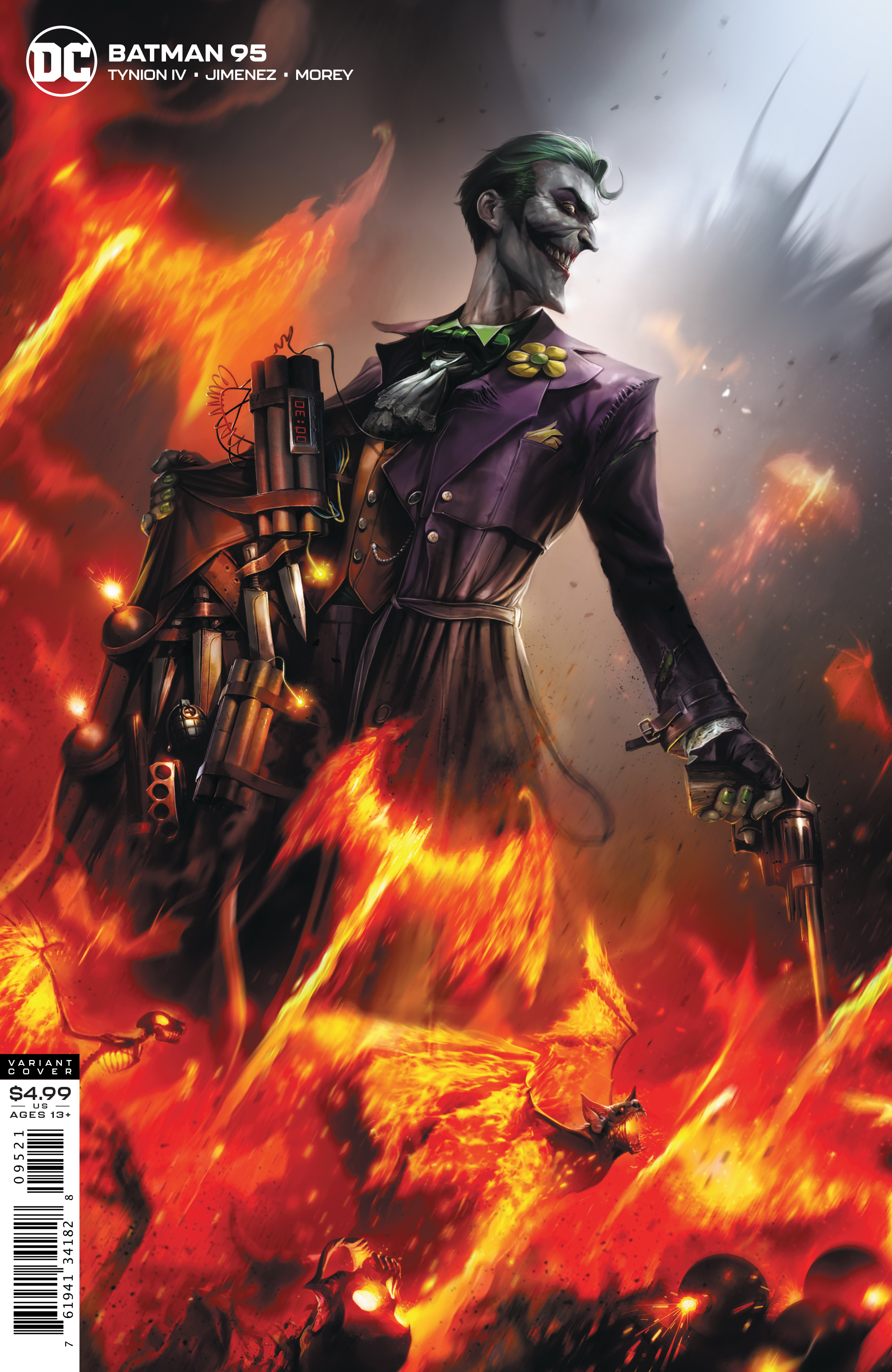 Batman #95 Card Stock F Mattina Variant Edition Joker War (2016)