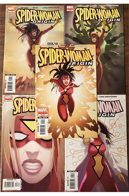 Spider-Woman Origin #1-5 (Marvel 2005) Set