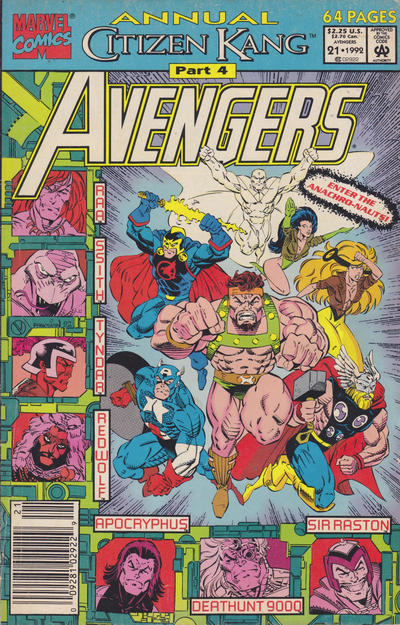 The Avengers Annual #21 [Newsstand]-Fine (5.5 – 7)