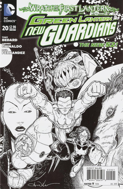 Green Lantern New Guardians #20 Variant Edition (Wrath) (2011)