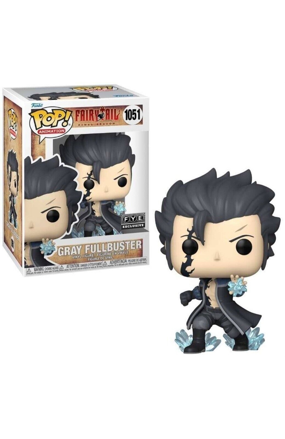 Funko Pop 1051 Gray Fullbuster Fye Exclusive 