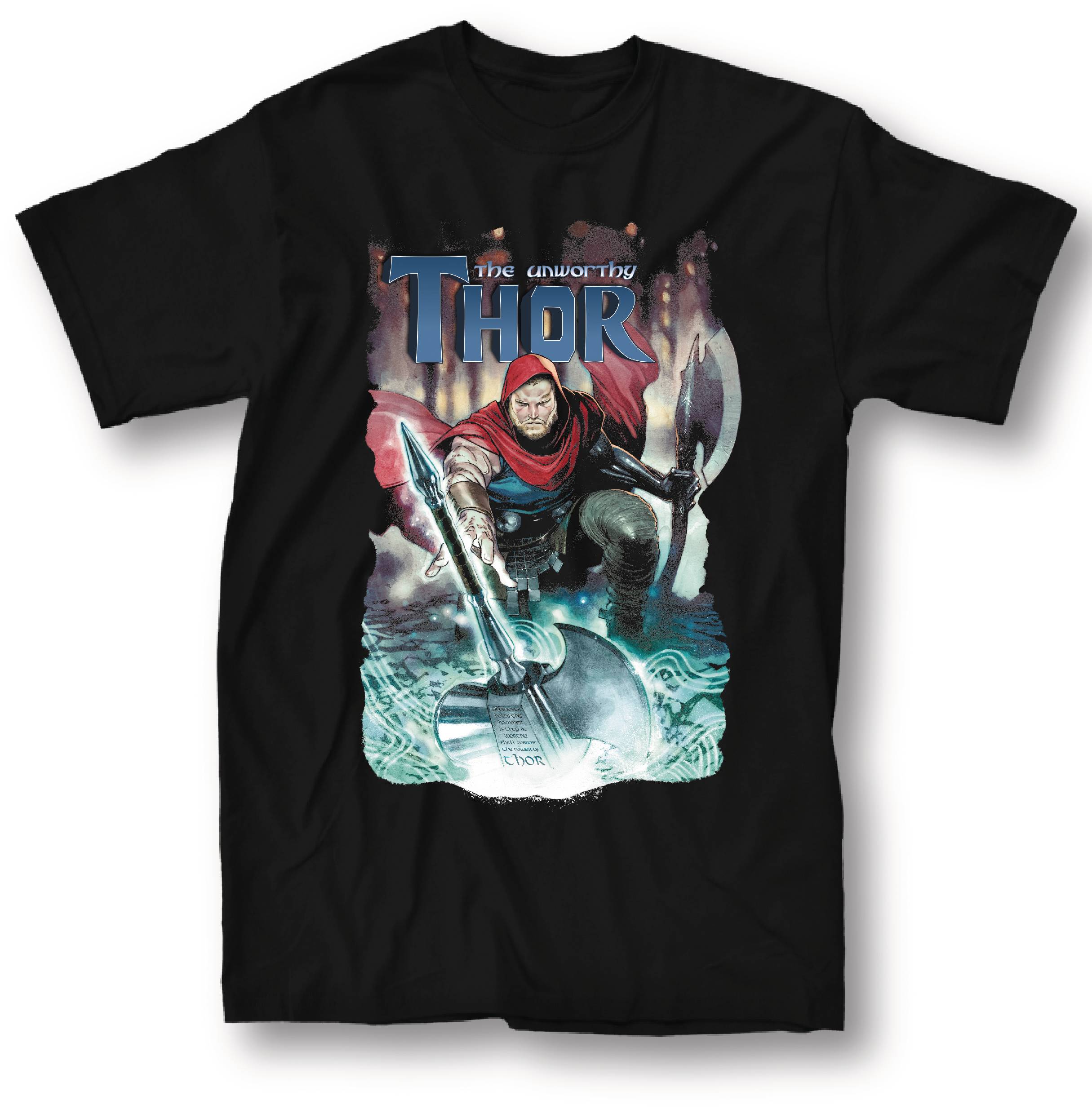 Marvel Unworthy Thor #1 Black T-Shirt Large