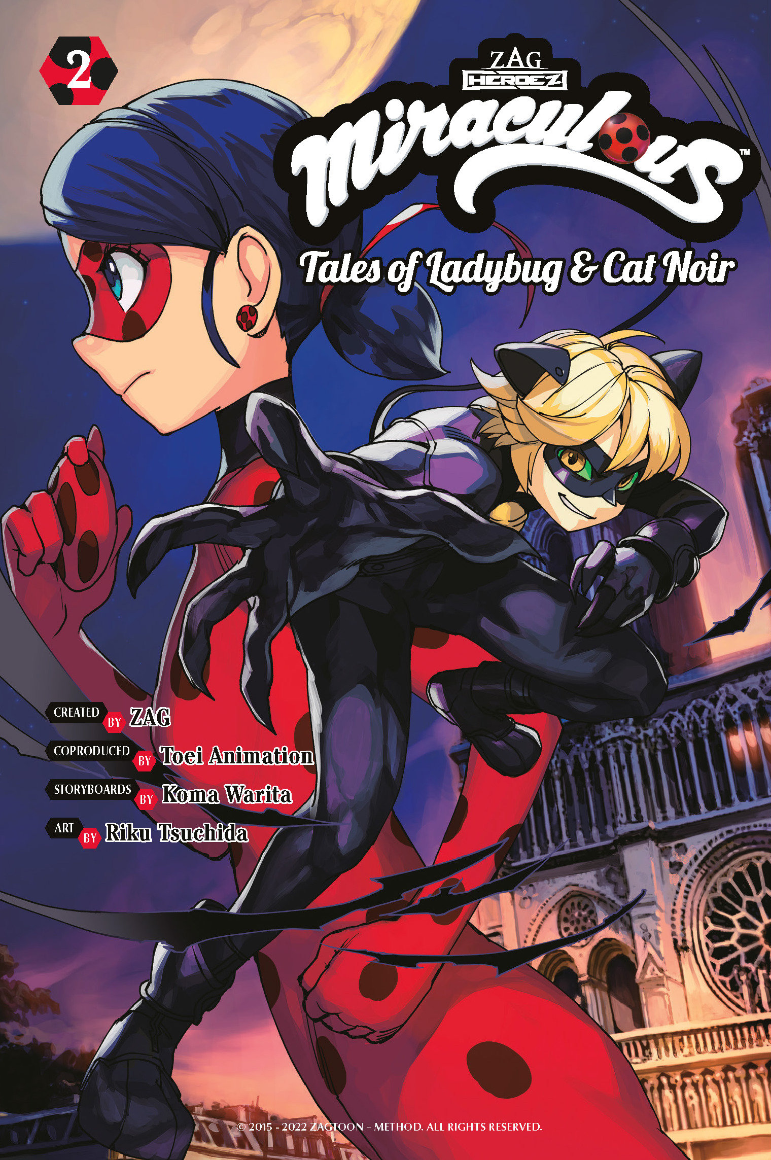 Miraculous Tales of Ladybug & Cat Noir Manga Volume 2