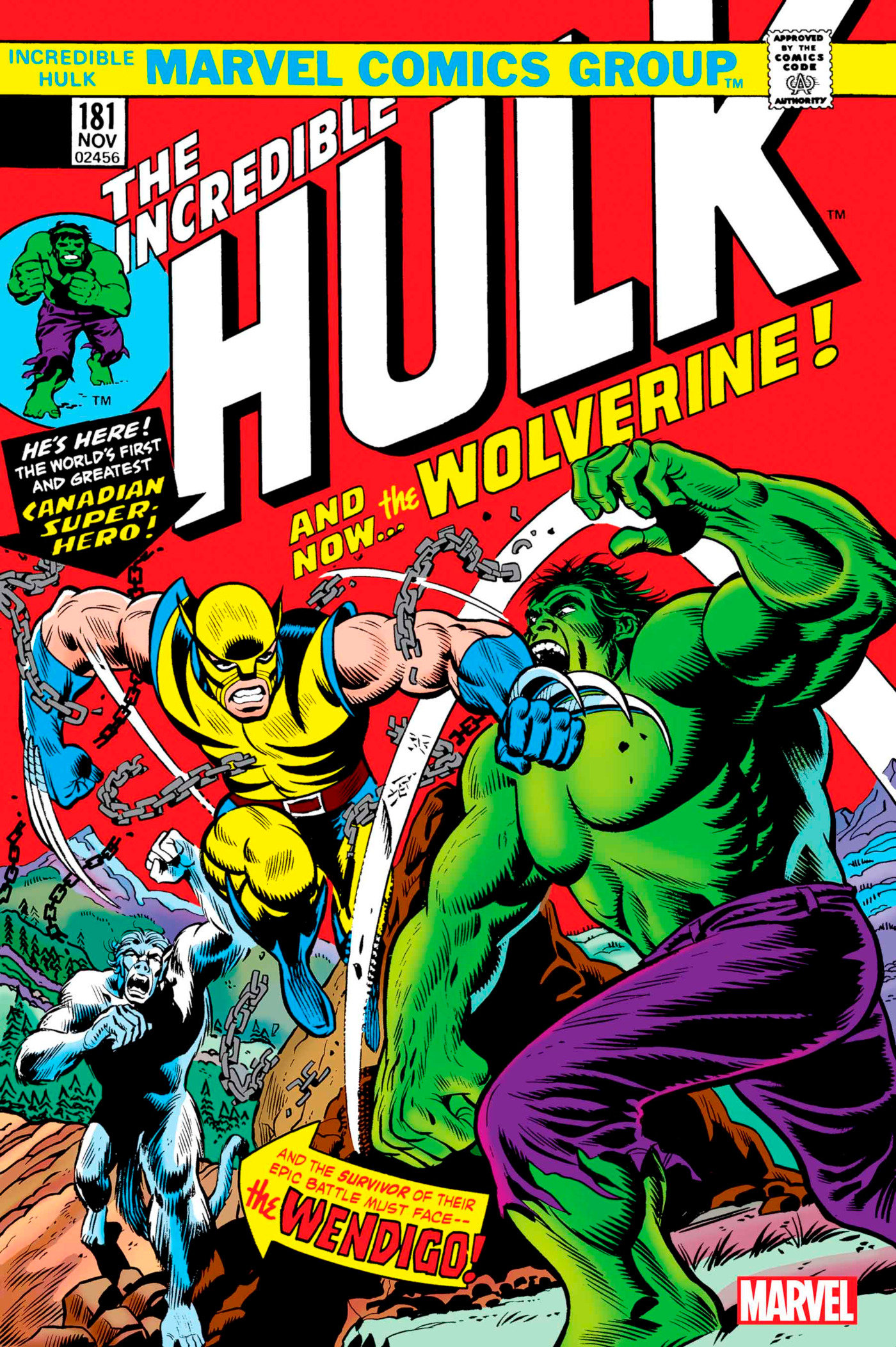 Incredible Hulk #181 Facsimile Edition (2023 Printing)
