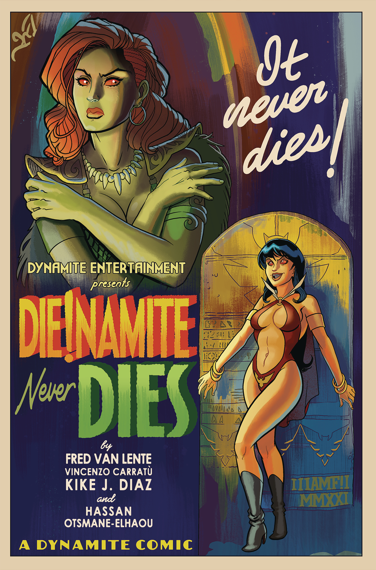 Die!namite Never Dies #1 Cover A Fleecs & Forstner