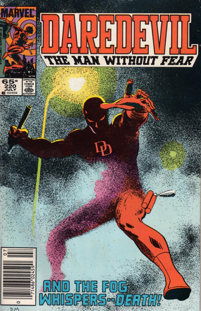 Daredevil #220 [Newsstand]-Near Mint (9.2 - 9.8)