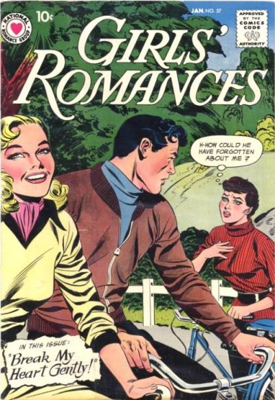 Girls' Romances #57-Very Good (3.5 – 5)