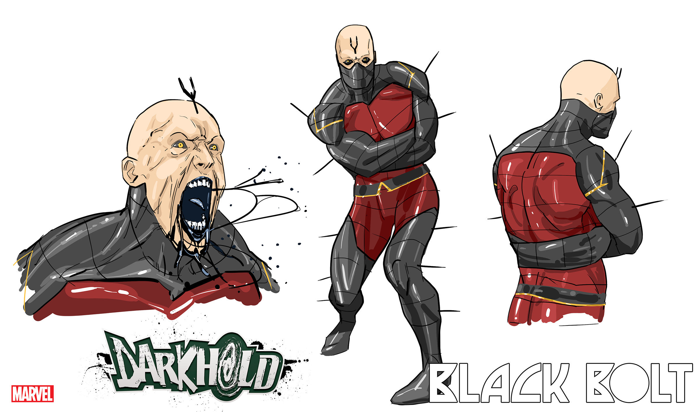 Darkhold Black Bolt #1 Tormey Design Variant