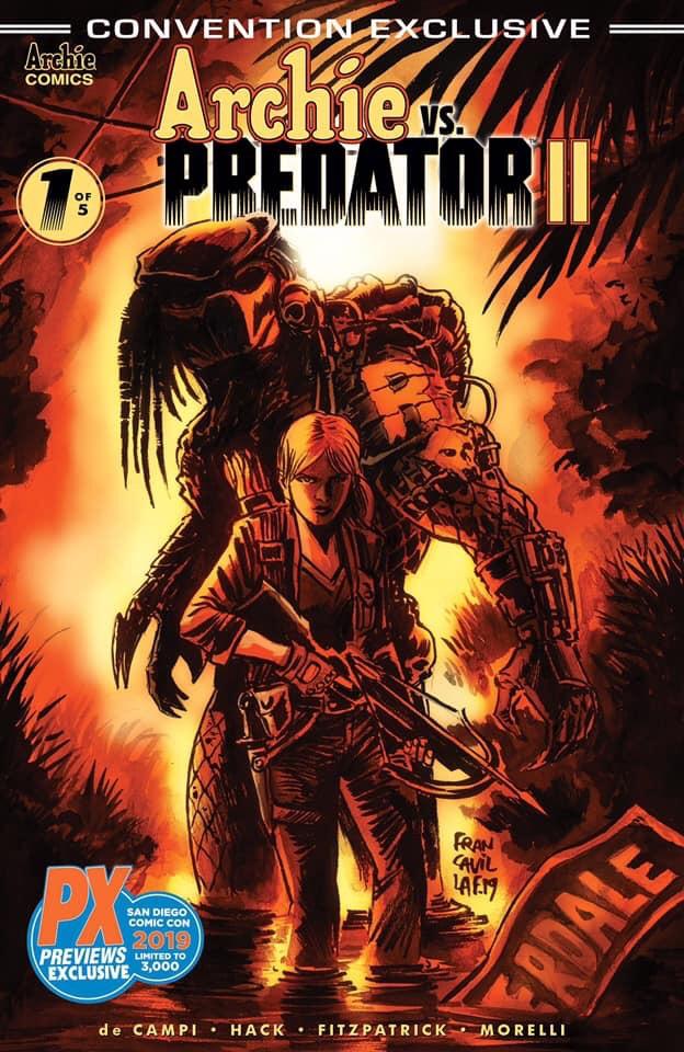 San Diego ComicCon 2019 Archie Vs Predator 2 #1