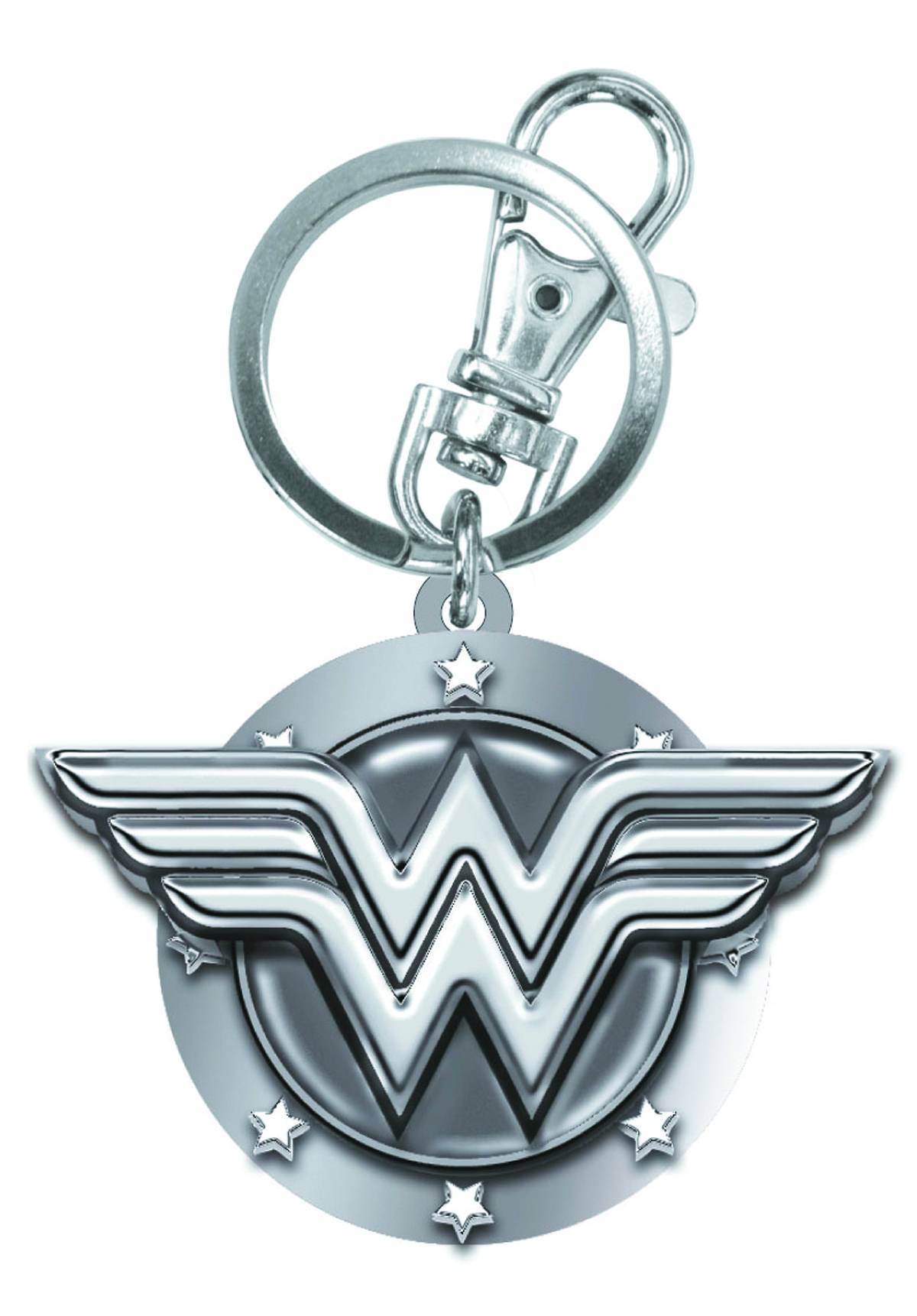 Wonder Woman Symbol Pewter Keyring
