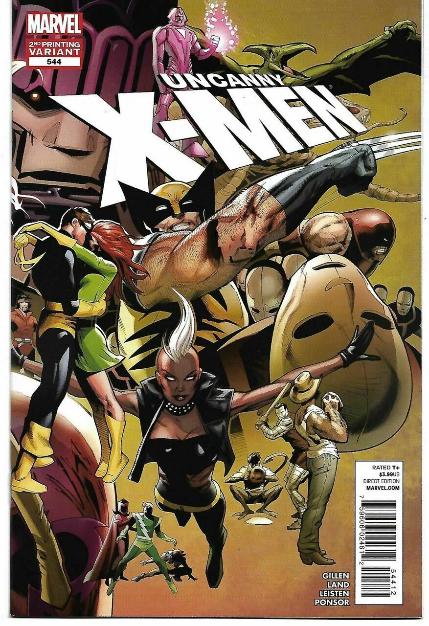 Uncanny X-Men #544 2nd Printing Land Variant