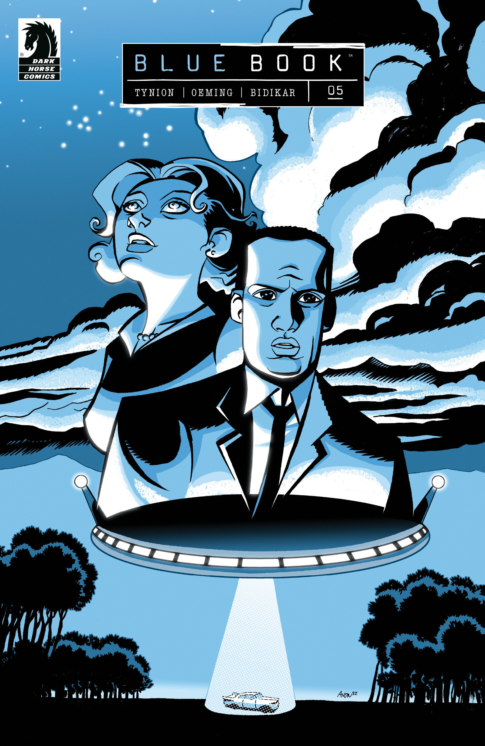 Blue Book #5 Cover A Michael Avon Oeming